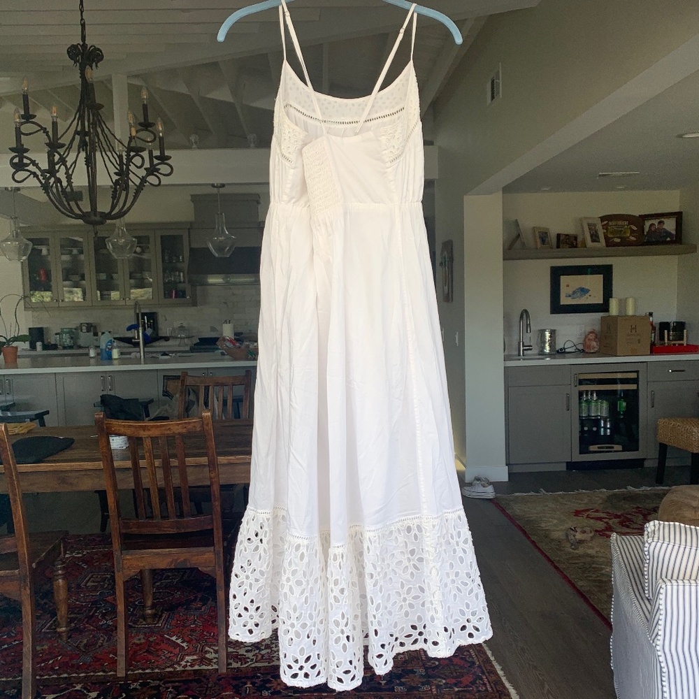 J. Crew White Eyelet Sundress